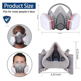 7-in-1 Gas Mask (Color: Grey)