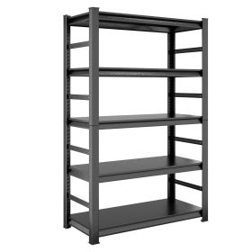 Two Sided Fence Style, Storage Rack And Shelf (Color: Black)