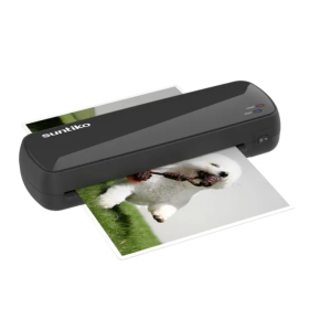 Versatile Laminator Machine,It Has Quick Warm Up, Fast Laminating Documentation And Photos, Increases Their Long Term Color Preservation. Suitabl (Color: Black)
